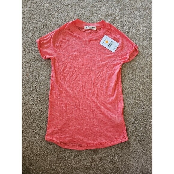Free People Tops - Free People We The Free Night Sky Tee Red Size Extra Small